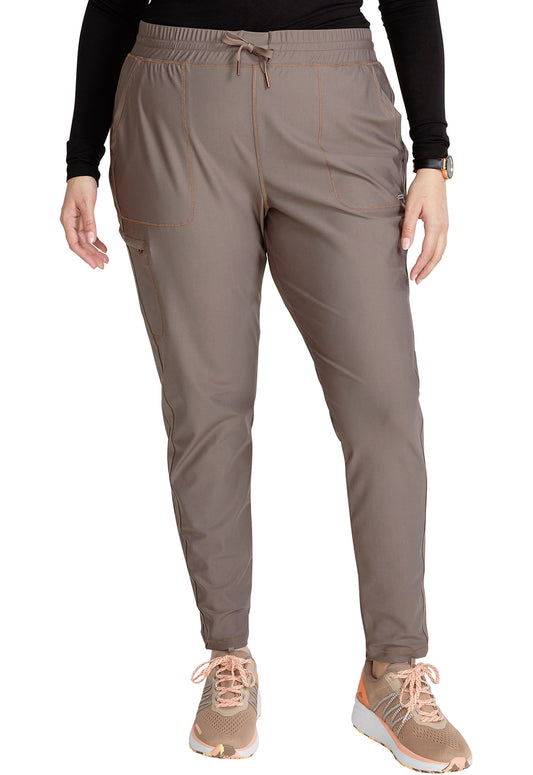 Cherokee Form Mid Rise Tapered Leg Drawstring Pant