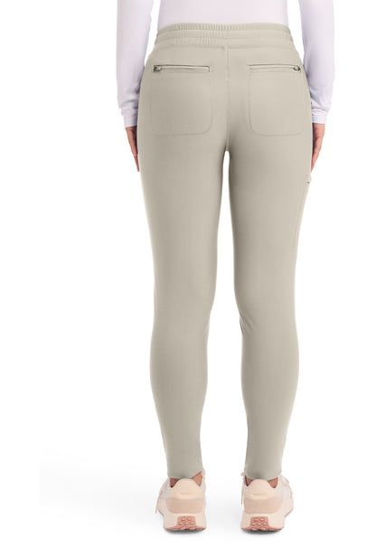 Cherokee Form Mid Rise Tapered Leg Drawstring Pant-Petite
