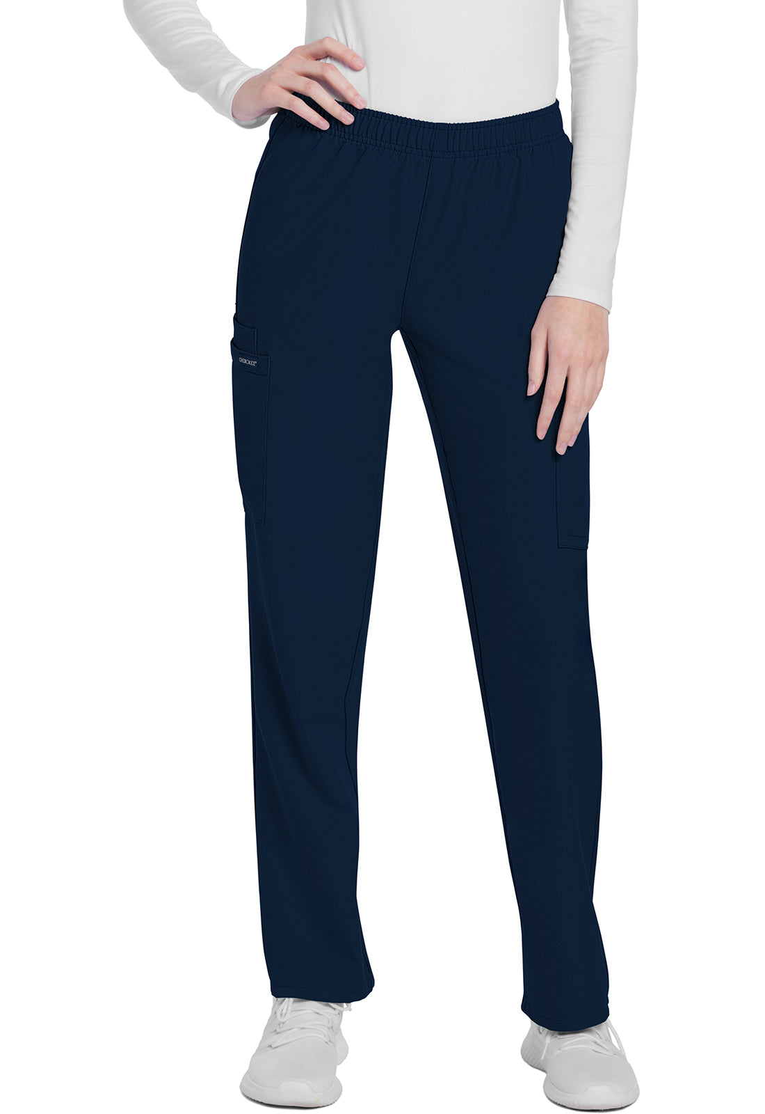 Cherokee Workwear Originals Ultra Mid Rise Pull-On Slim Leg Cargo Pant CK281A