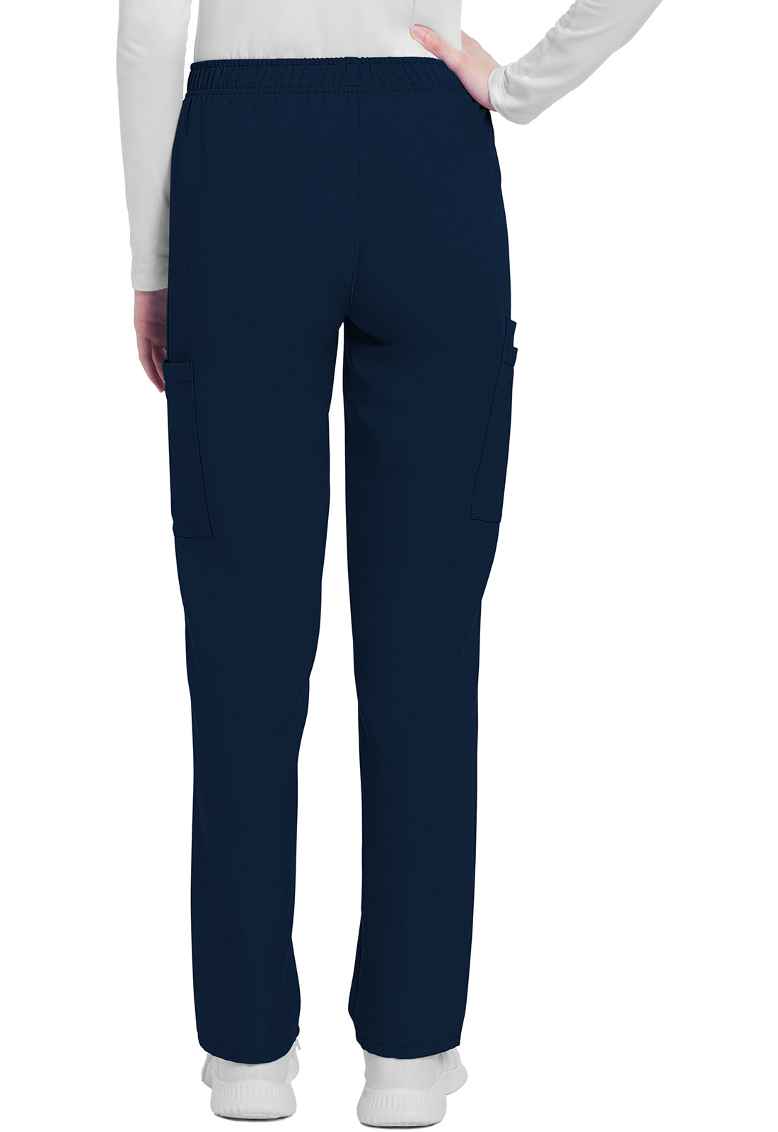 Cherokee Workwear Originals Ultra Mid Rise Pull-On Slim Leg Cargo Pant CK281A