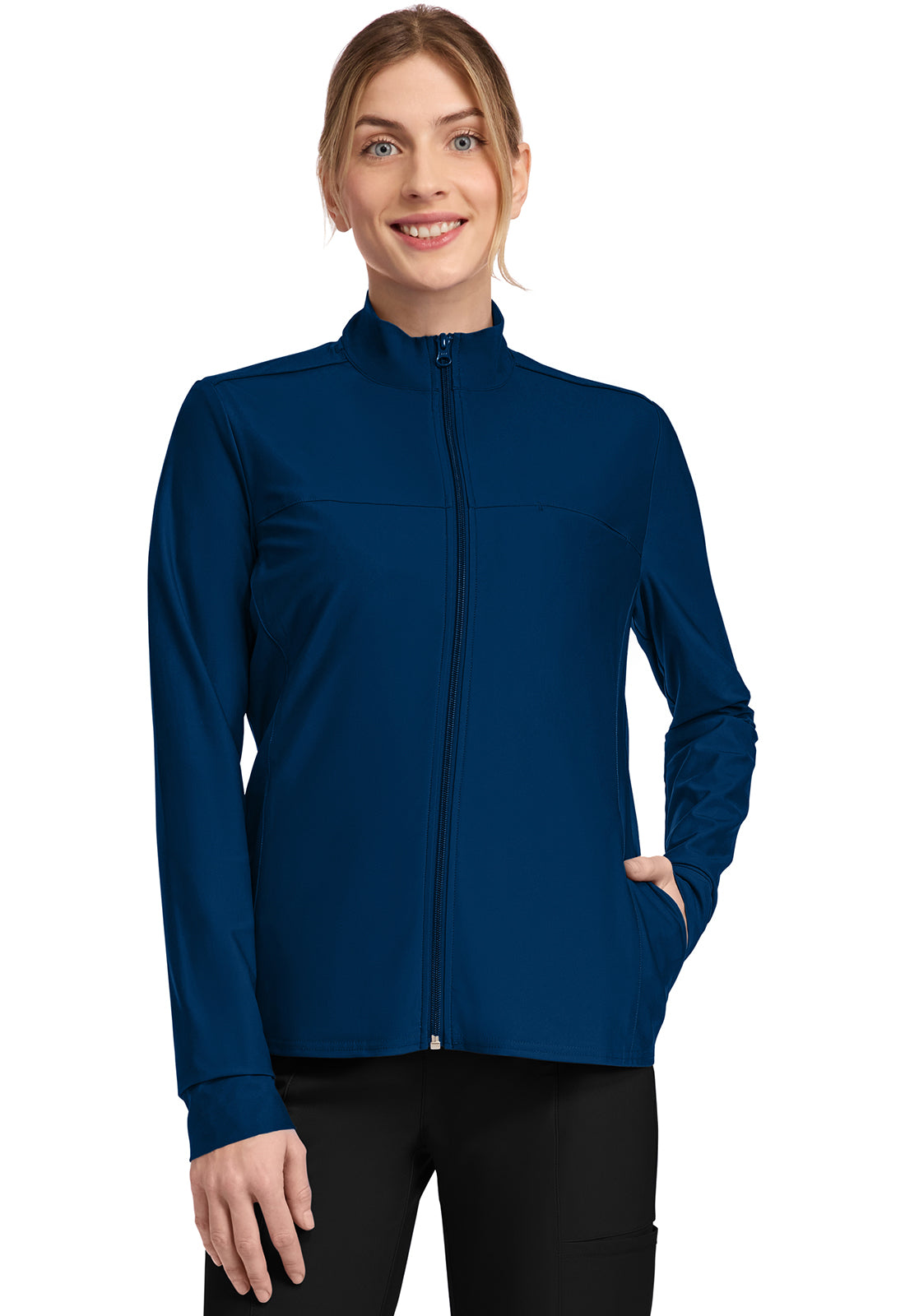 CHEROKEE FORM Women's 3-Pocket Warm-up Jacket-CK381