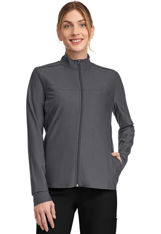 CHEROKEE FORM Women's 3-Pocket Warm-up Jacket-CK381