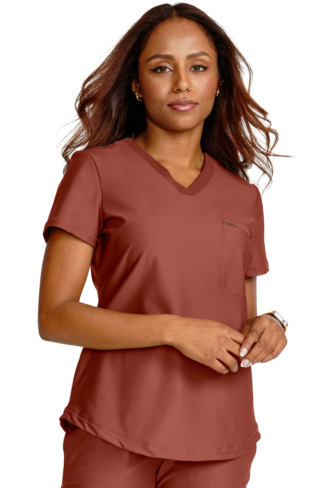 Cherokee Form Tuckable V-Neck Top