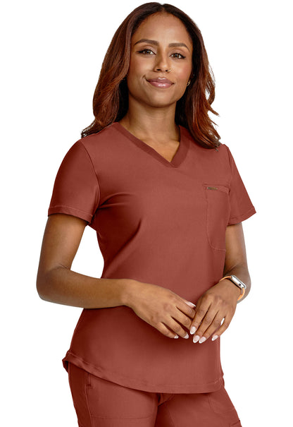 Cherokee Form Tuckable V-Neck Top