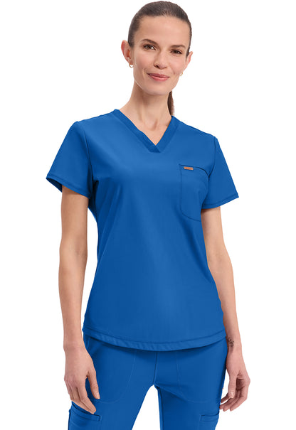 Cherokee Form Tuckable V-Neck Top-CK819