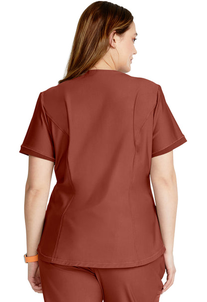 Cherokee Form V-Neck Top in MASALA