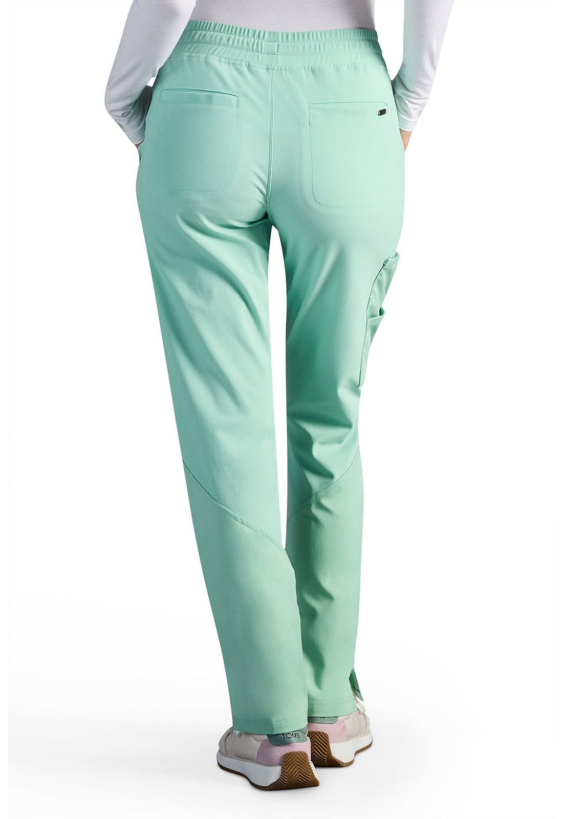 Veronica Drawstring Straight Leg Pant in Desert Sage HH X DR KWANE