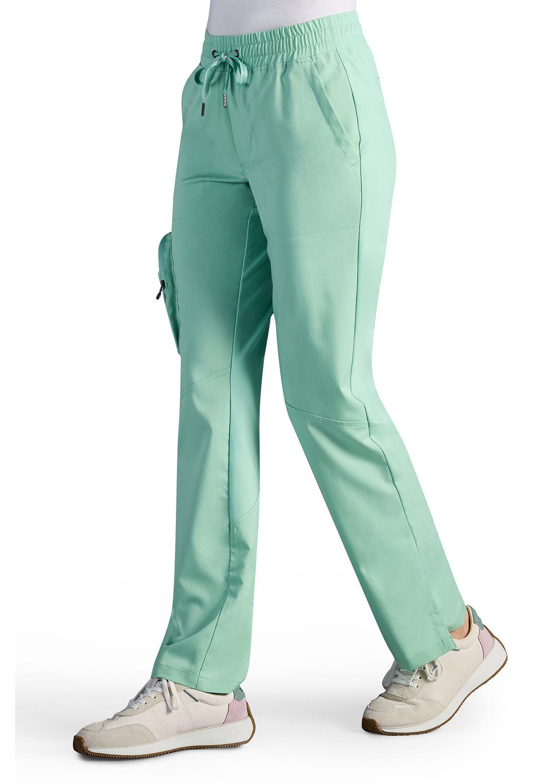 Veronica Drawstring Straight Leg Pant in Desert Sage HH X DR KWANE