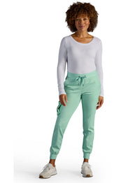 Vanessa Mid Rise Jogger in Desert Sage HH X DR KWANE