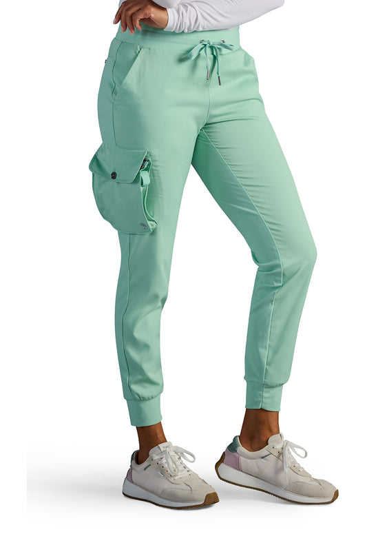 Vanessa Mid Rise Jogger in Desert Sage HH X DR KWANE