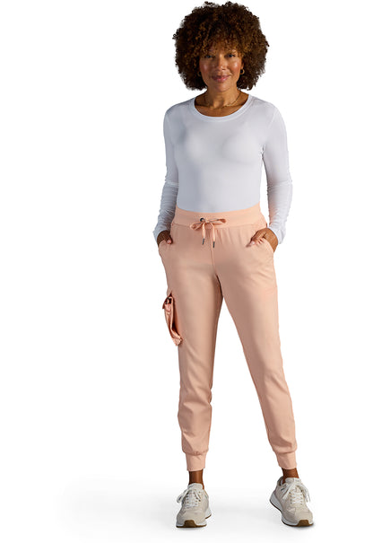 Vanessa Mid Rise Jogger in Peach Cloud HH X DR KWANE