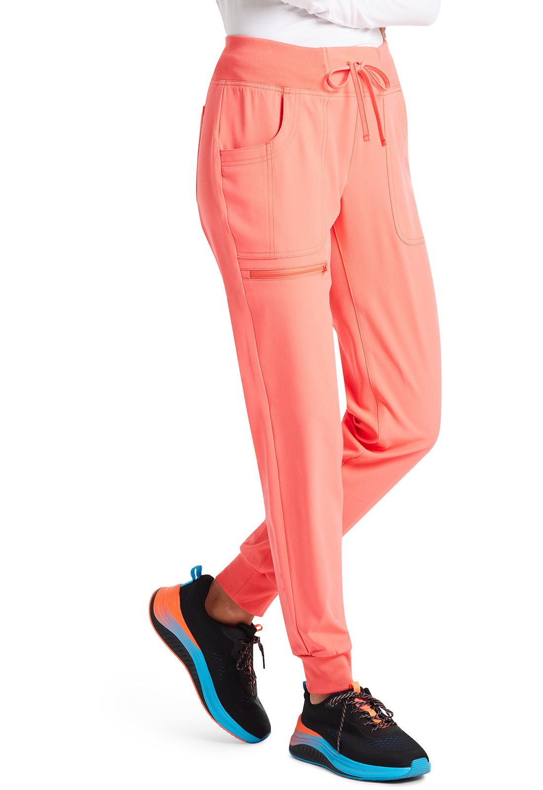 HeartSoul Break on Through Drawstring Jogger in Go Guava