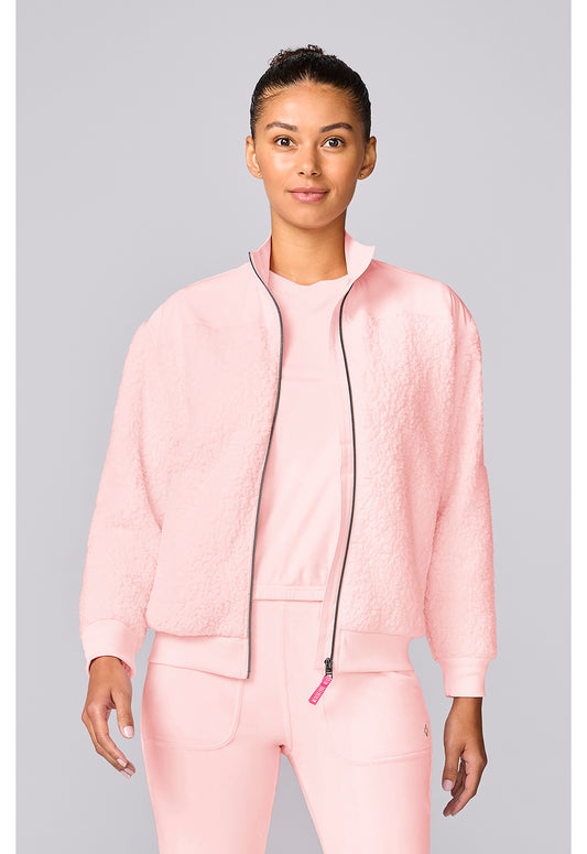 Med Couture MC Lifestyle Sherpa Jacket – Peppermint Pink