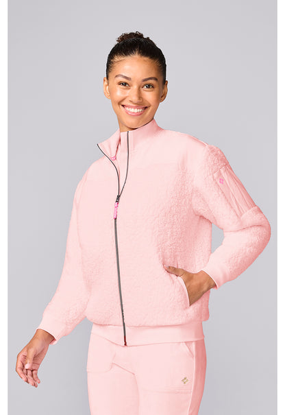 Med Couture MC Lifestyle Sherpa Jacket – Peppermint Pink