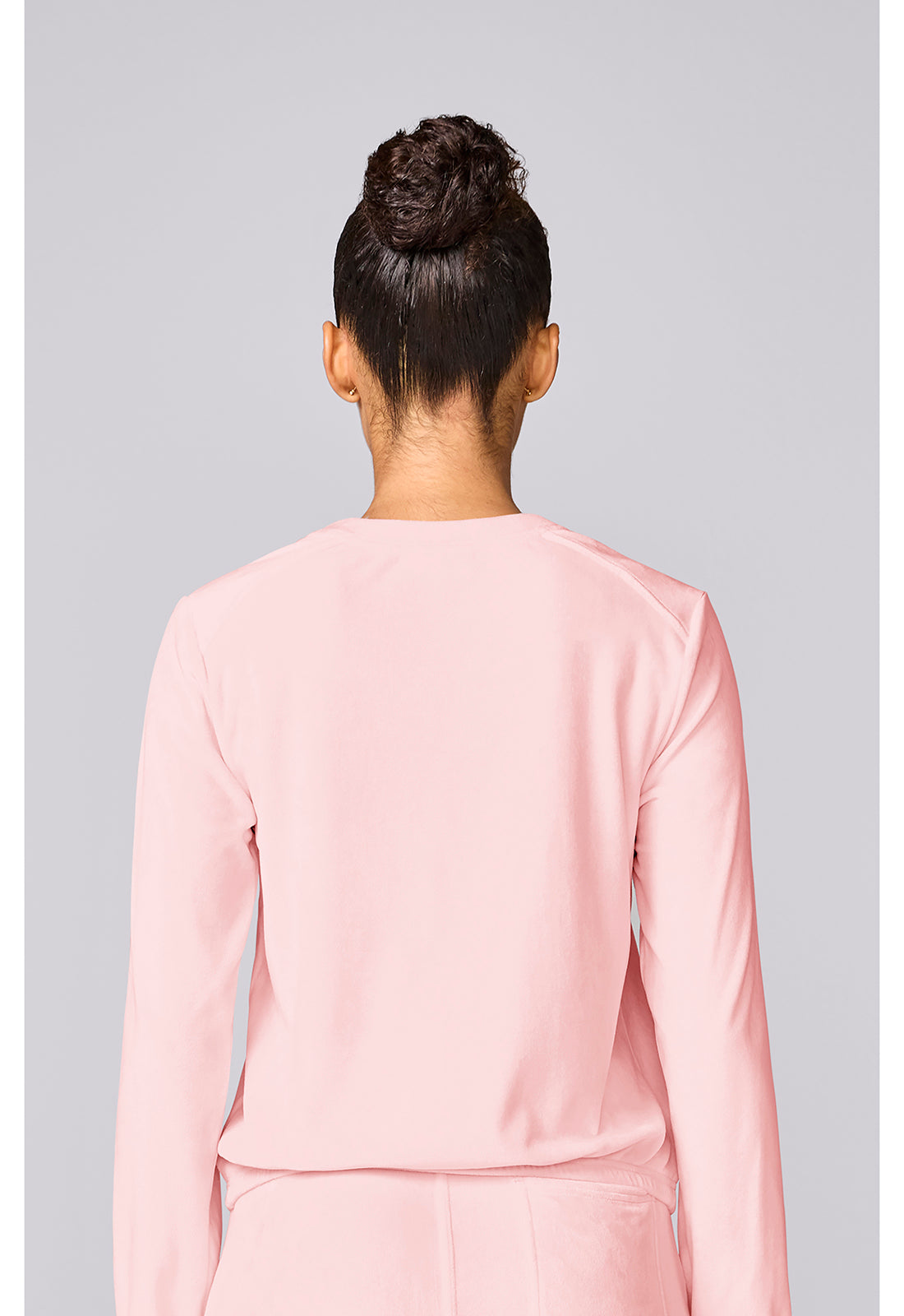 Med Couture MC Lifestyle Women's Velour Pullover – Peppermint Pink
