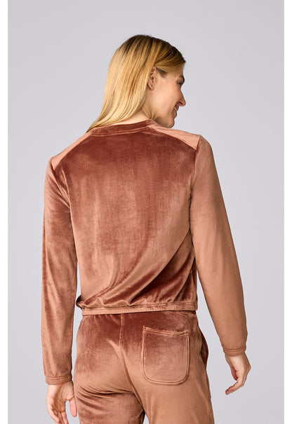Med Couture Women's Velour Pullover Hot Cocoa