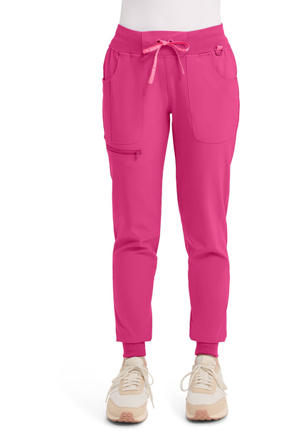 Pantalones deportivos de tiro medio AMP de Med Couture en negro