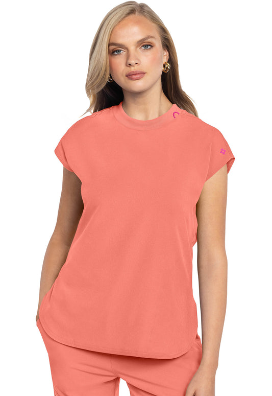 Med Couture AMP Round Neck Tuckable Scrub Top – MC703