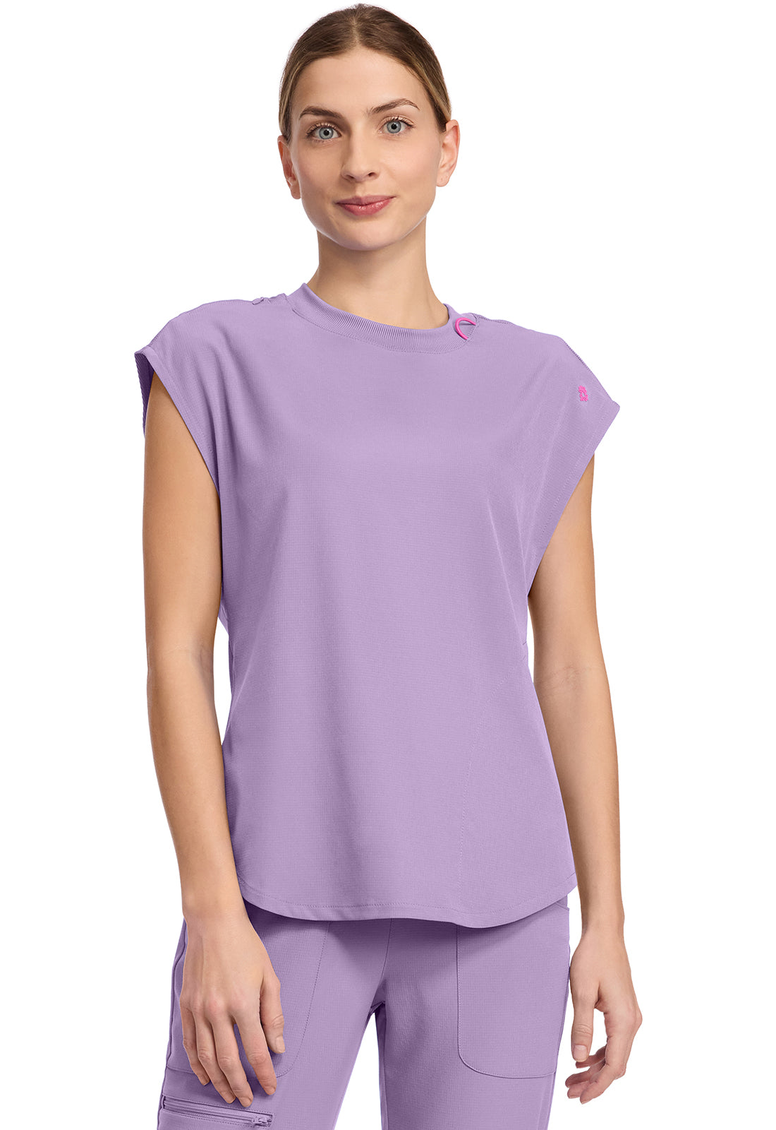 Med Couture AMP Round Neck Tuckable Scrub Top – MC703