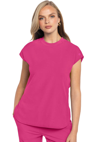 Med Couture AMP Round Neck Tuckable Scrub Top – MC703
