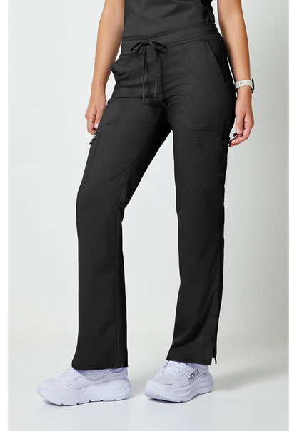Cherokee WW120 Black scrub pant LEFT  1