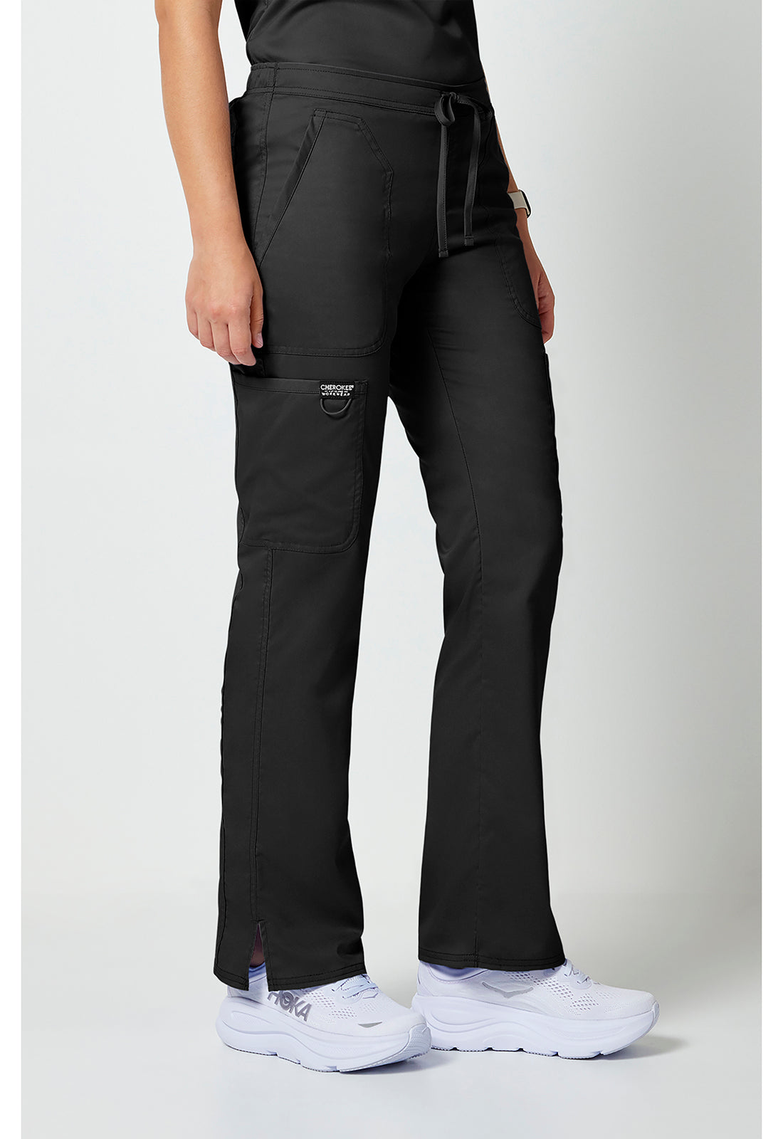 Cherokee WW120 Black scrub pant RIGHT  1