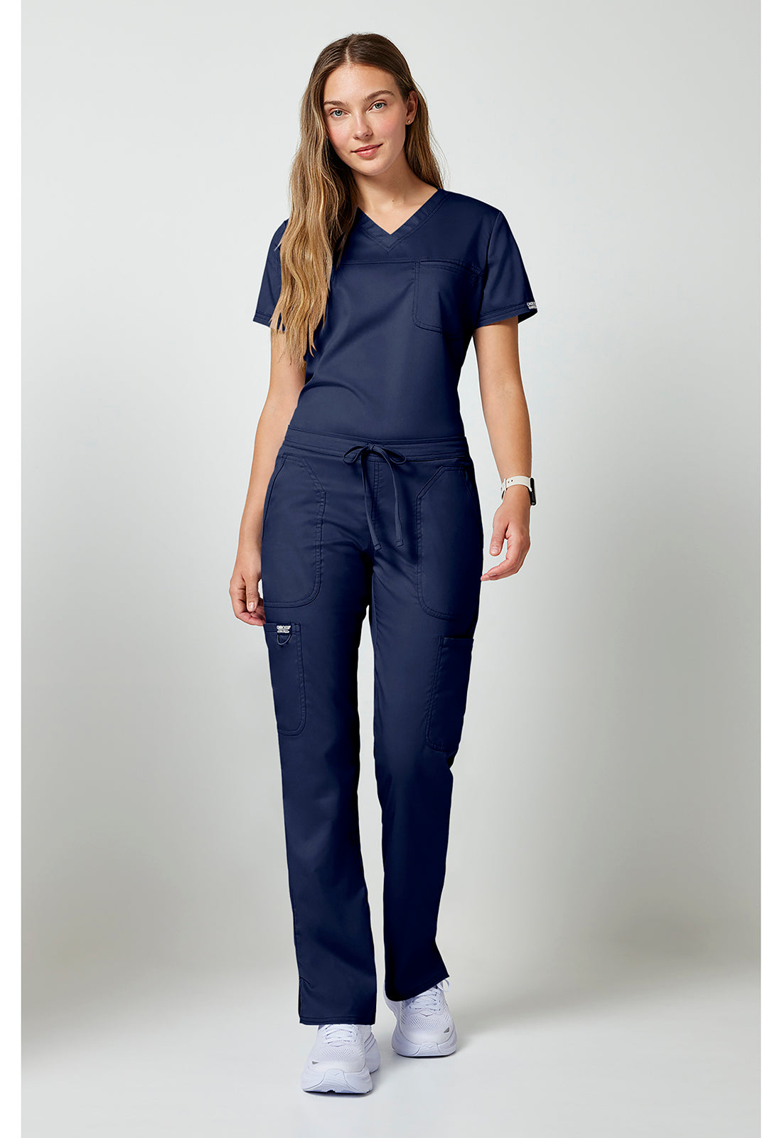 Cherokee WW120 Navy scrub pant 1