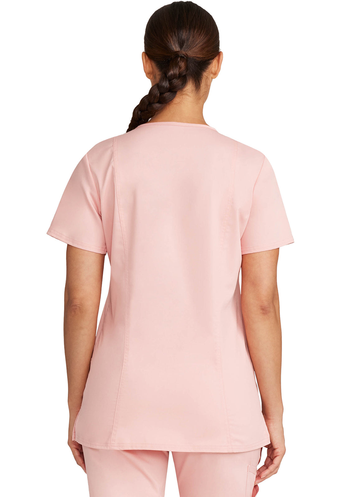 Cherokee WW Revolution V-Neck Top in Pink Essence