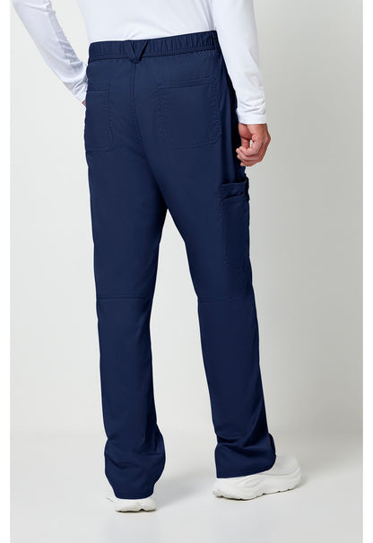 Cherokee WW140 Navy men's scrub pant back view