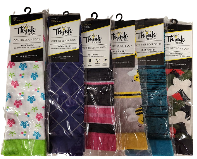 Fashion Compression 6pk Sock Assortment