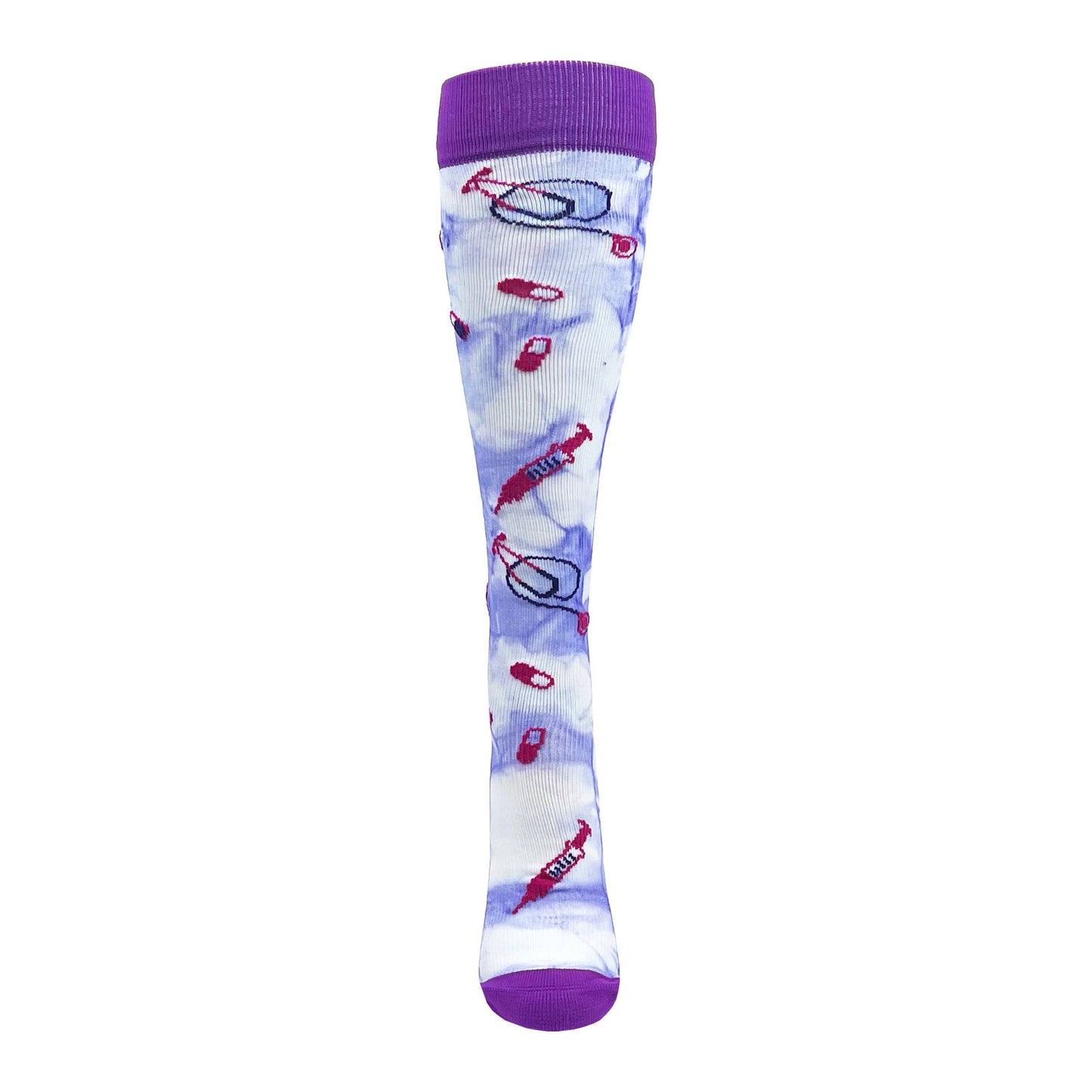 Tie-Dye Premium Compression Med Icon's XL Socks
