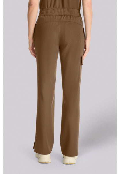 Healing Hands QUEST Brandy French Brown pants rear view