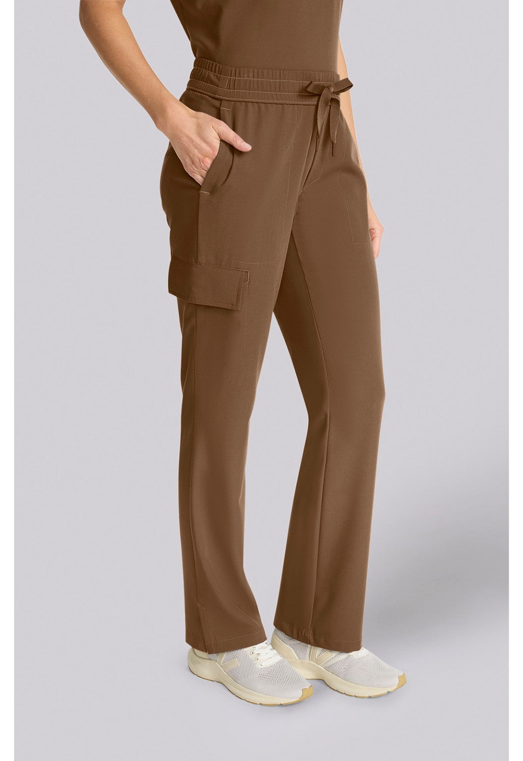 Healing Hands QUEST Brandy French Brown pants cargo pocket detail