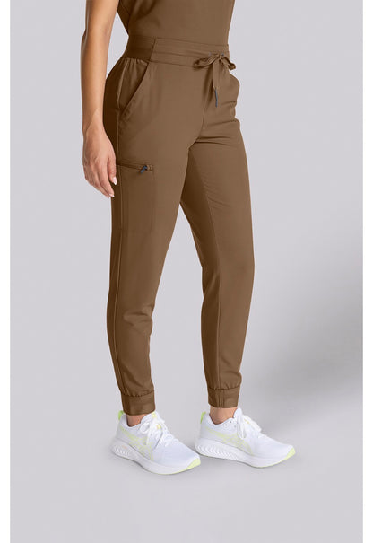 Healing Hands QUEST Bekah French Brown joggers angled front