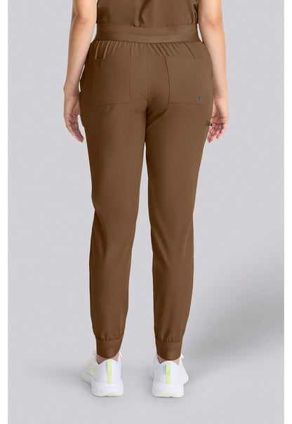 Healing Hands QUEST Bekah French Brown joggers back view