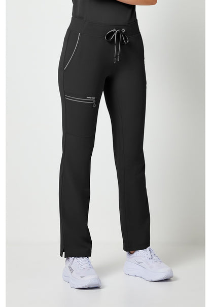 Healing Hands 360 Nisha Black scrub pants details view
