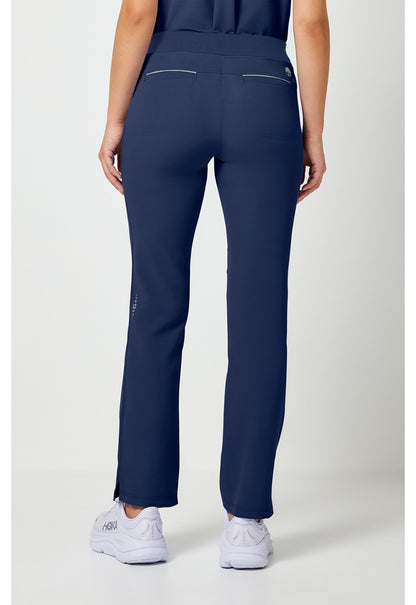 Healing Hands 360 Nisha Navy scrub pants back view