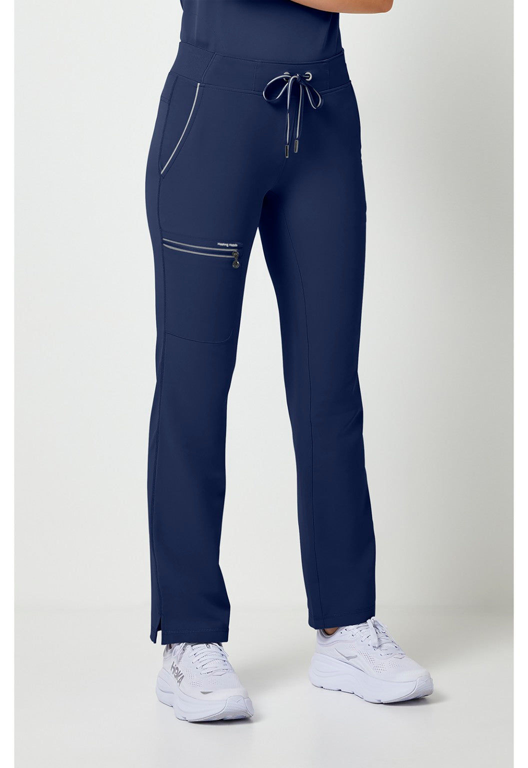 Healing Hands 360 Nisha Navy scrub pants details view