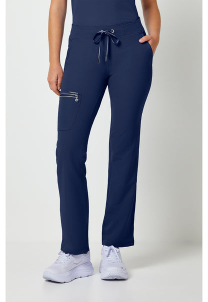 Healing Hands 360 Nisha Navy scrub pants front view
