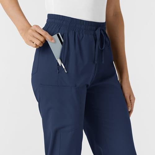 Wink Boundless Scrubs for Women, Bootcut Scrub Pant - Navy, 2X