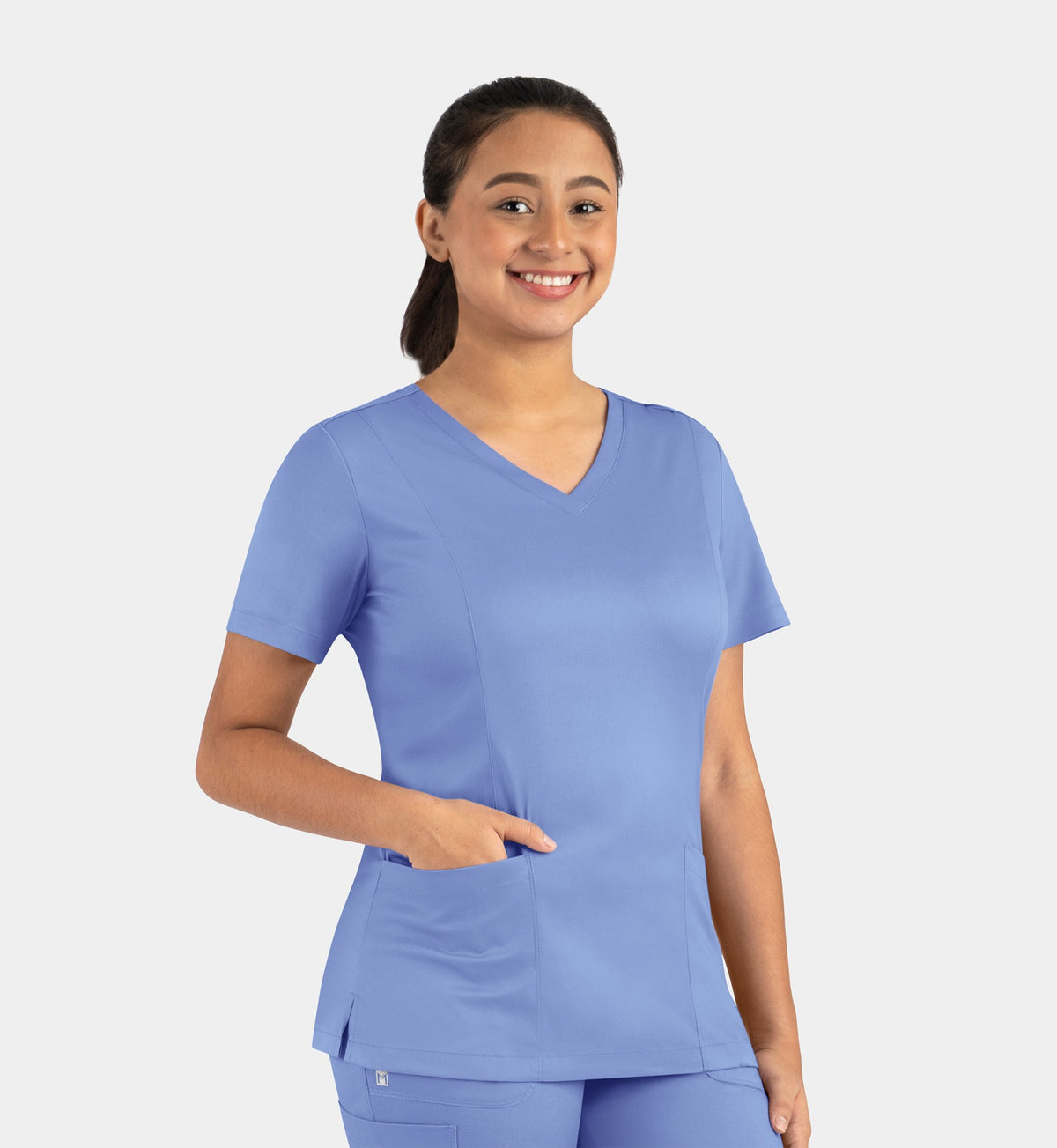 Maevn Matrix Women Double V-Neck Top