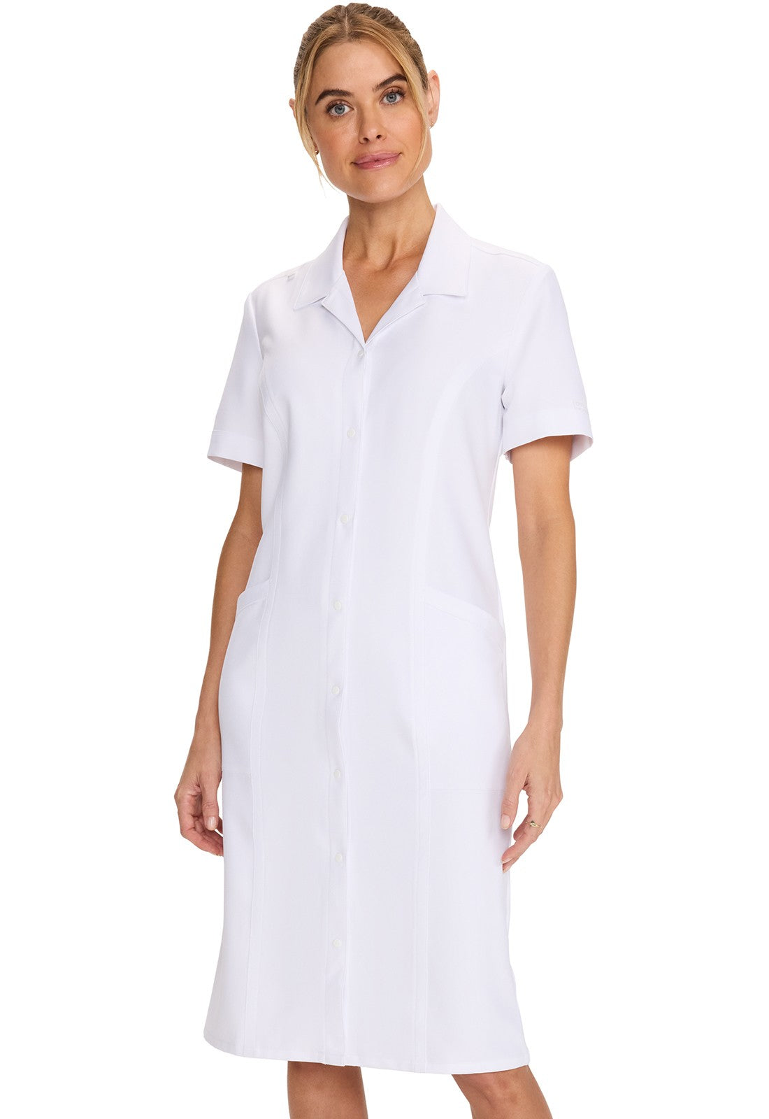Women's 2-Pocket Button Front Dress by Cherokee