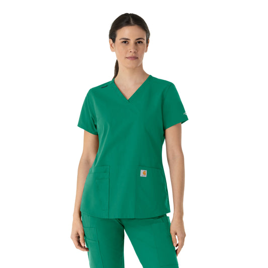 Carhartt Force Essentials Women's V-Neck Scrub Top