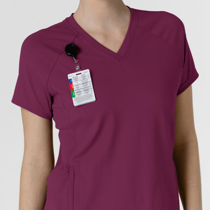 Wink Renew Women's Flex-N-Reach V-Neck Raglan Scrub Top