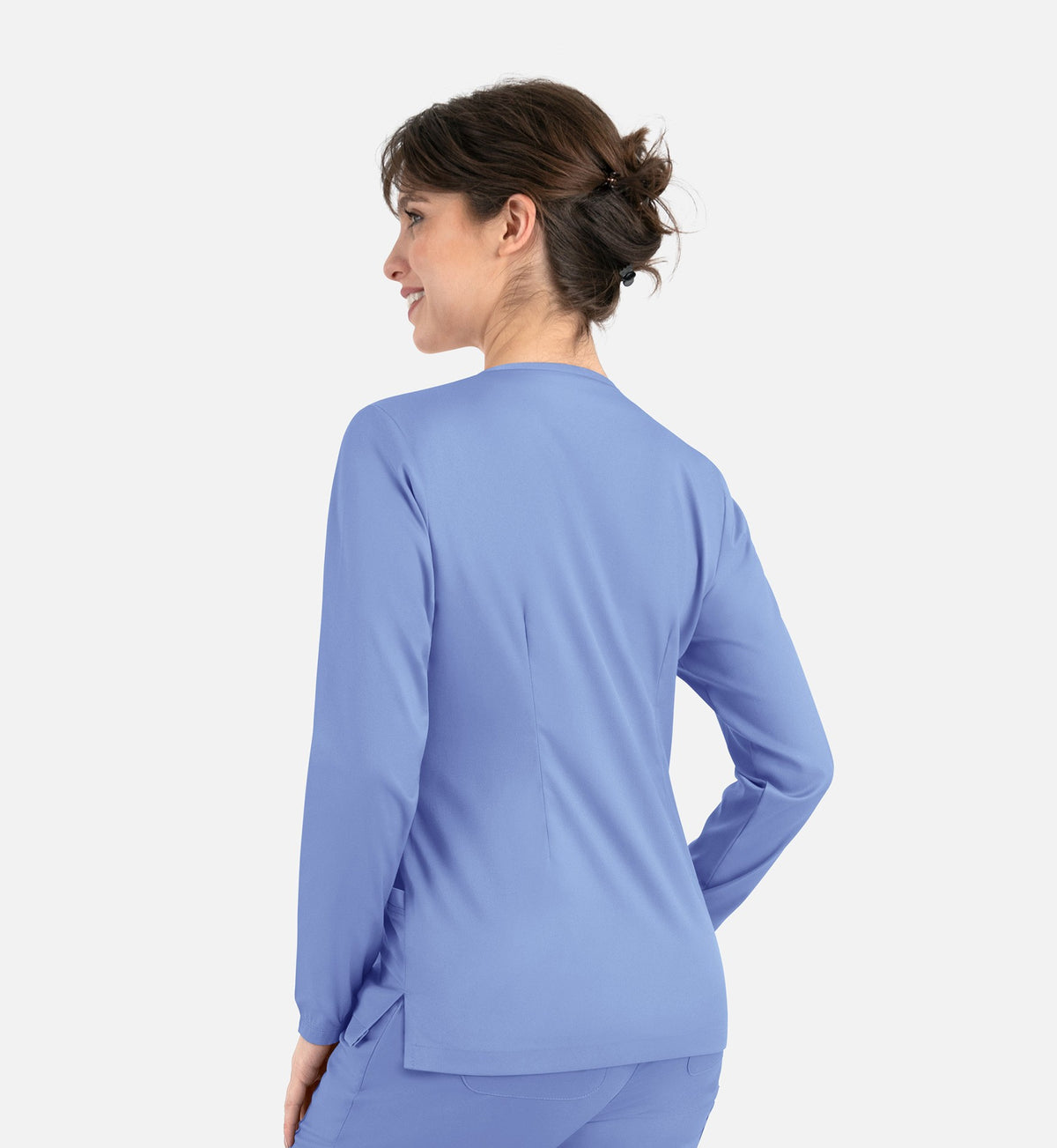Maevn Matrix Women S Round Neck Snap Jacket