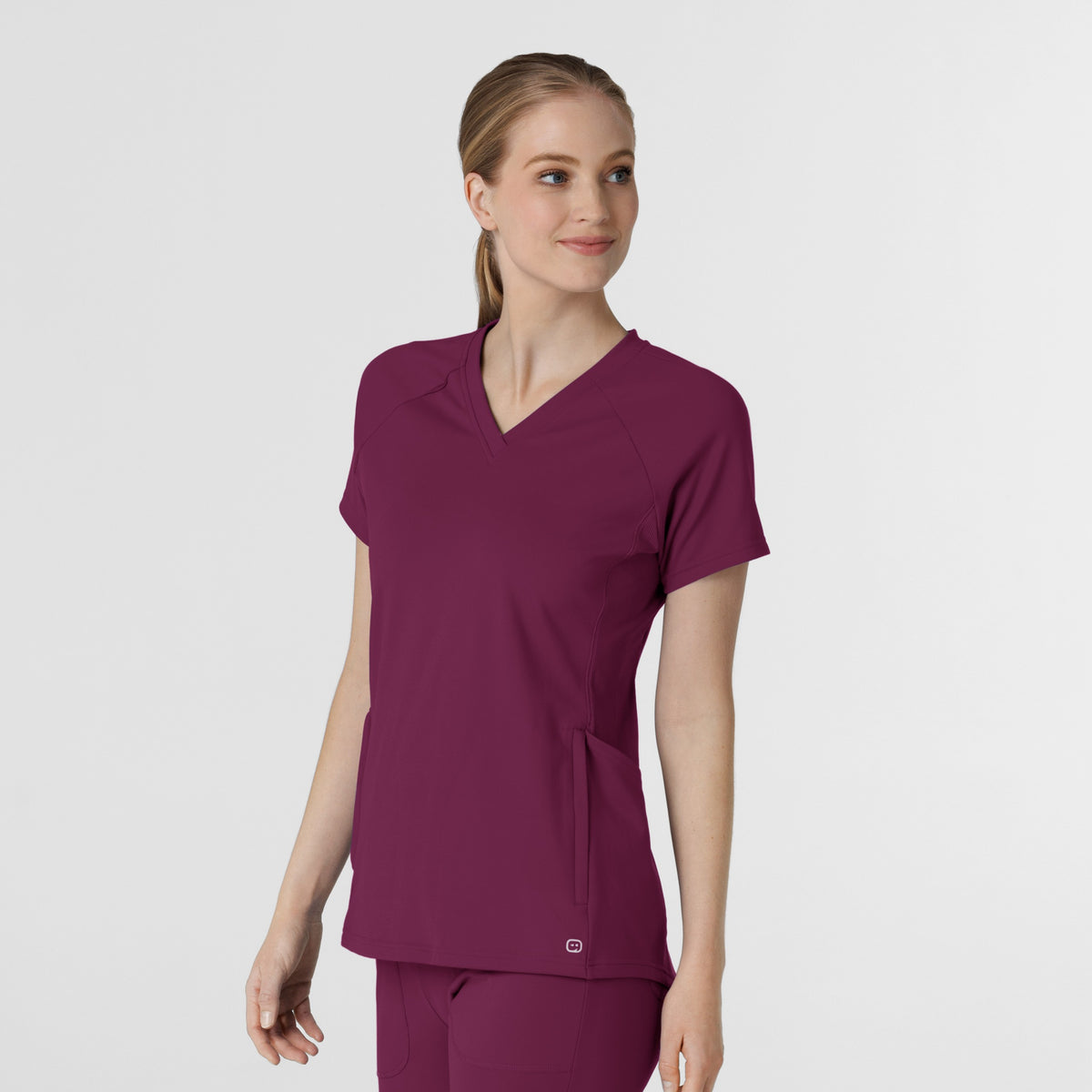 Wink Renew Women's Flex-N-Reach V-Neck Raglan Scrub Top