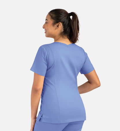 Maevn Matrix Women Double V-Neck Top