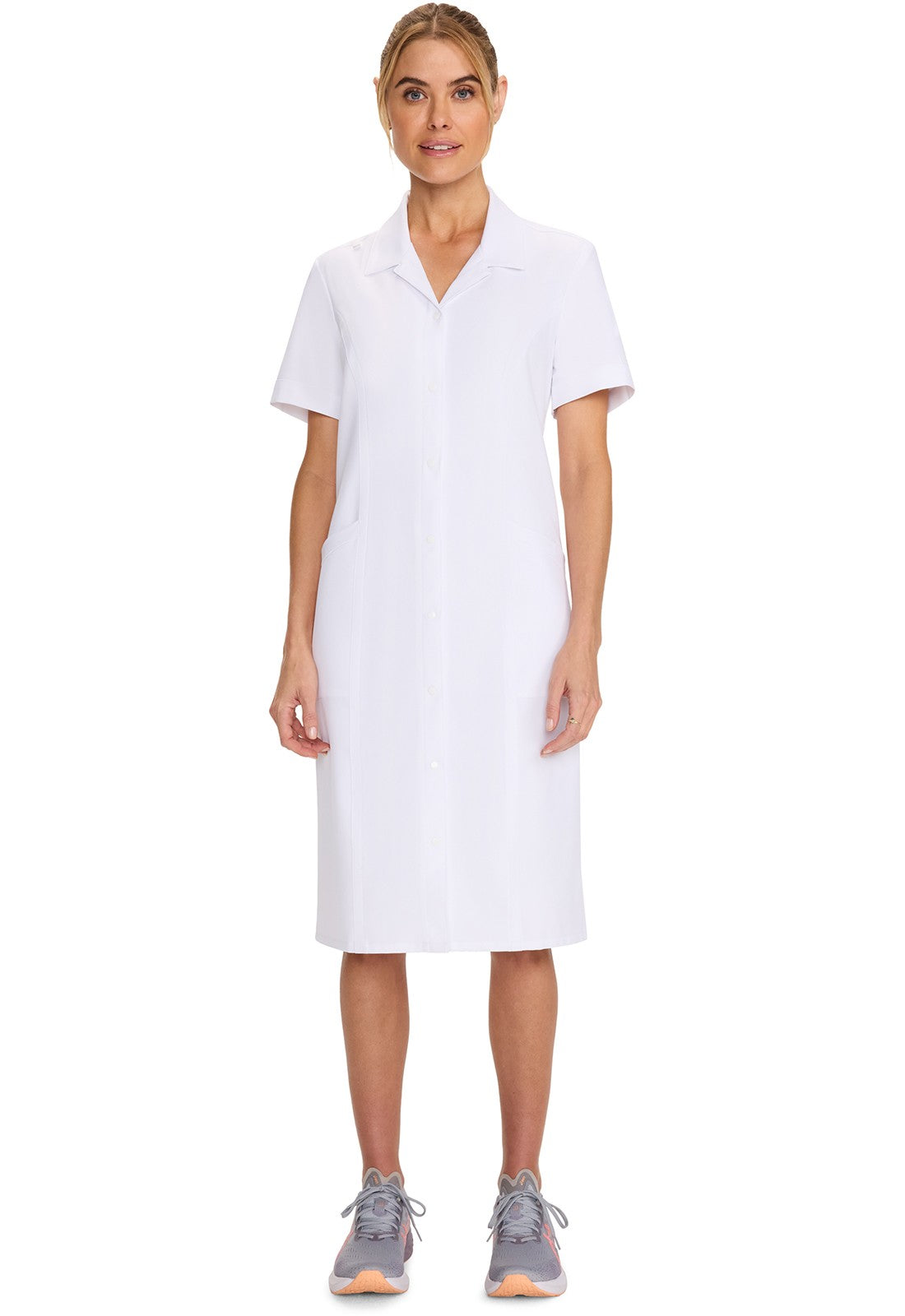 Women's 2-Pocket Button Front Dress by Cherokee