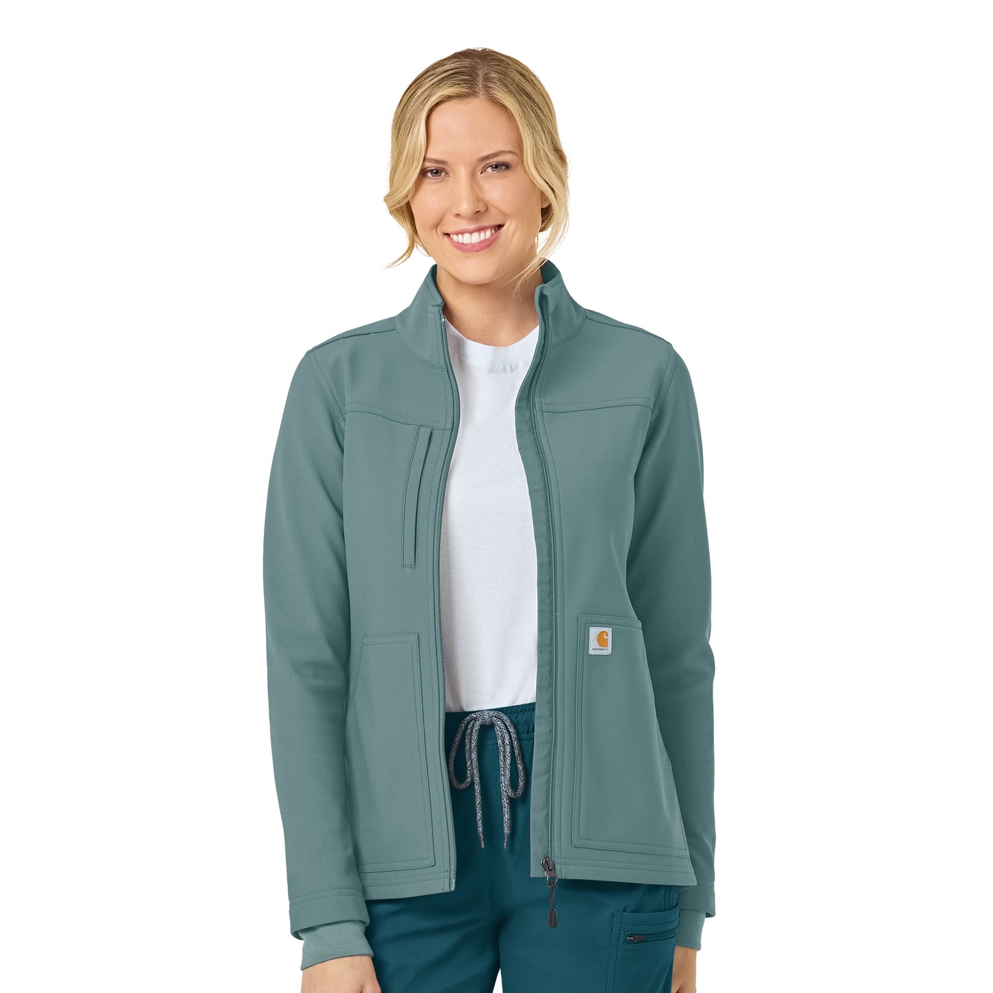 Carhartt Rugged Flex Women's Bonded Fleece Jacket, Olive, L