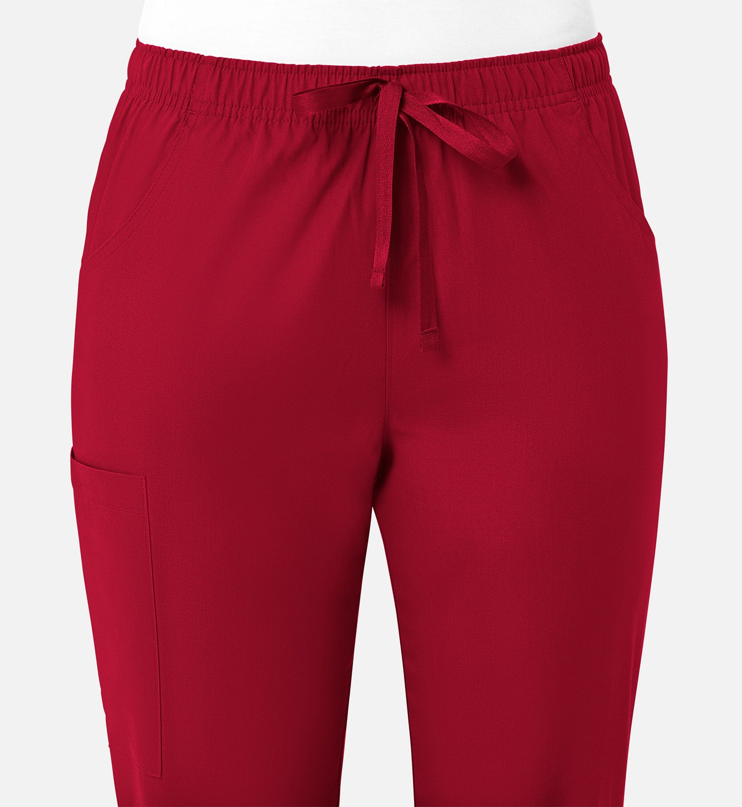 Maevn Women’s Full Elastic Cargo Pant – Red Panda | Comfortable Everyday Fit